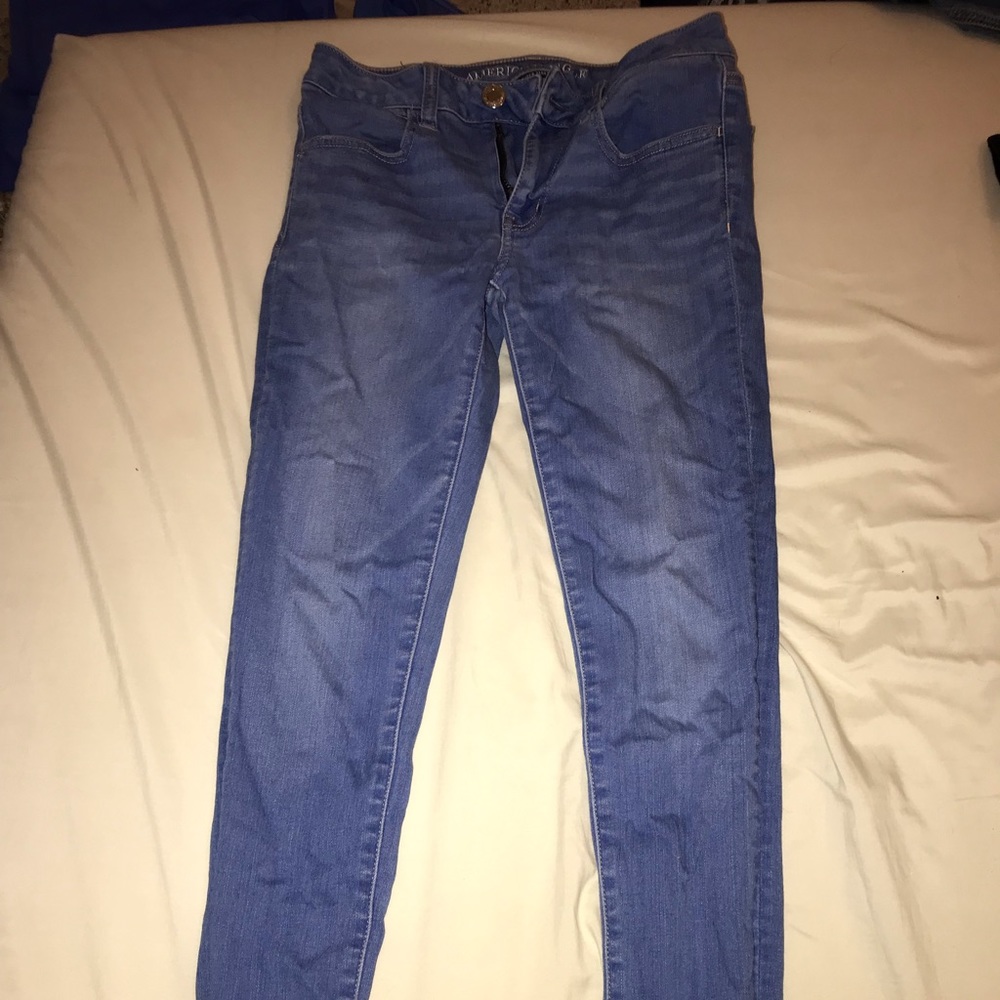 high rise american eagle jegging